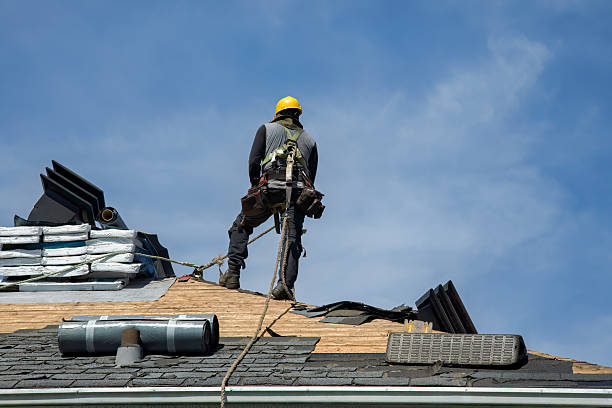 Professional Roof Installation technician working in Leedey, OK